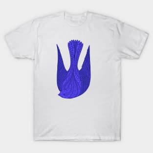 Cute purple love bird in the air T-Shirt